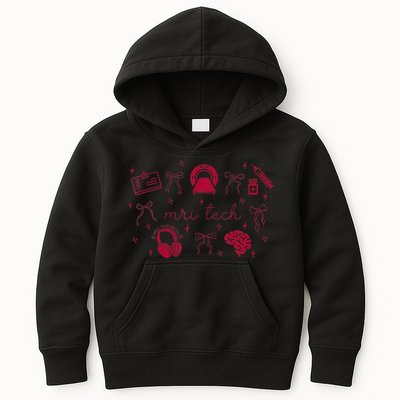 Coquette Mri Tech Magnetic Resonance Imaging Tech Rad Tech Kids Hoodie