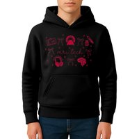 Coquette Mri Tech Magnetic Resonance Imaging Tech Rad Tech Kids Hoodie