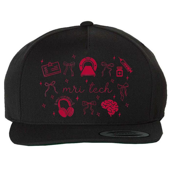 Coquette Mri Tech Magnetic Resonance Imaging Tech Rad Tech Wool Snapback Cap