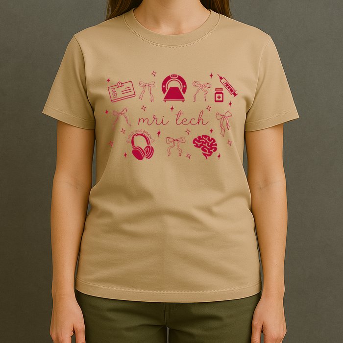 Coquette Mri Tech Magnetic Resonance Imaging Tech Rad Tech T-Shirt
