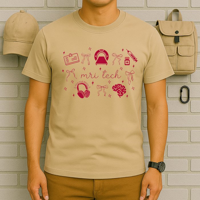 Coquette Mri Tech Magnetic Resonance Imaging Tech Rad Tech T-Shirt