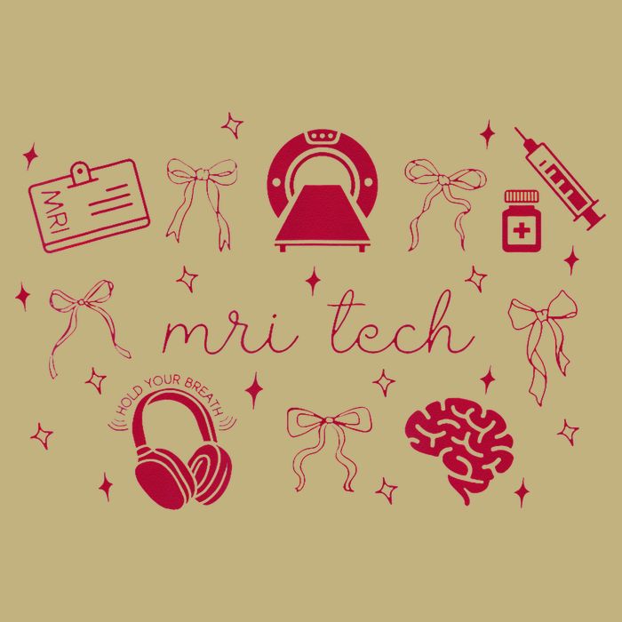 Coquette Mri Tech Magnetic Resonance Imaging Tech Rad Tech T-Shirt