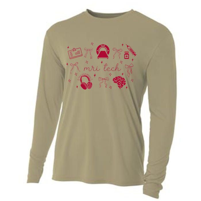 Coquette Mri Tech Magnetic Resonance Imaging Tech Rad Tech Cooling Performance Long Sleeve Crew