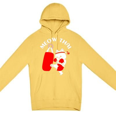 Cat Meow Thai Premium Pullover Hoodie