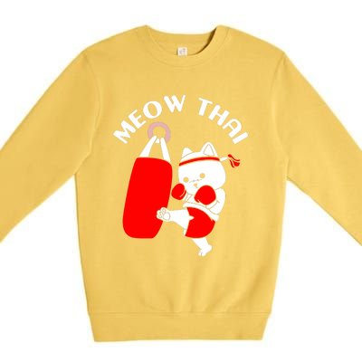 Cat Meow Thai Premium Crewneck Sweatshirt