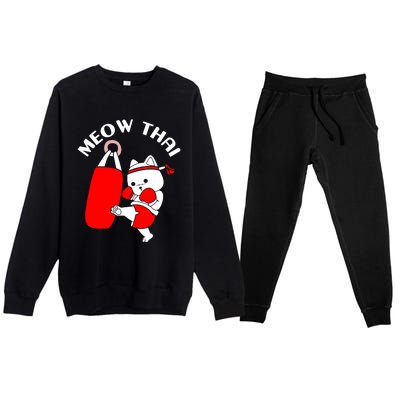 Cat Meow Thai Premium Crewneck Sweatsuit Set