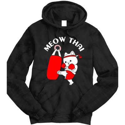 Cat Meow Thai Tie Dye Hoodie