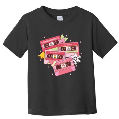 Christmas Music Track List Holiday Toddler T-Shirt