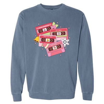 Christmas Music Track List Holiday Garment-Dyed Sweatshirt