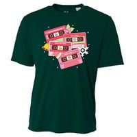 Christmas Music Track List Holiday Cooling Performance Crew T-Shirt