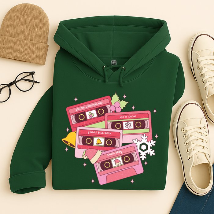 Christmas Music Track List Holiday Hoodie