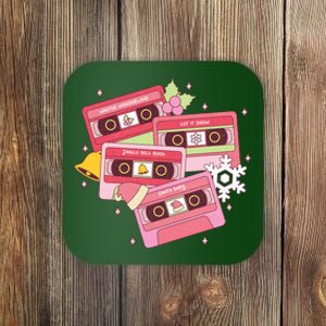 Christmas Music Track List Holiday Coaster