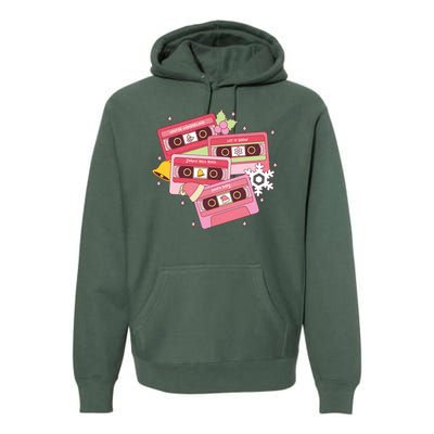 Christmas Music Track List Holiday Premium Hoodie