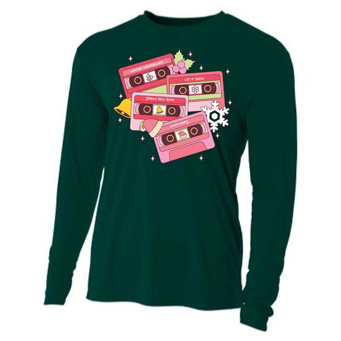 Christmas Music Track List Holiday Cooling Performance Long Sleeve Crew