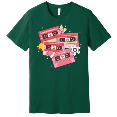 Christmas Music Track List Holiday Premium T-Shirt