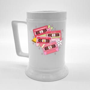 Christmas Music Track List Holiday Beer Stein