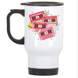 Christmas Music Track List Holiday Stainless Steel Travel Mug