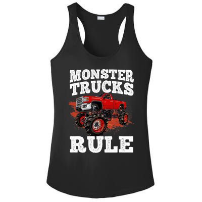 Cool Monster Truck For Trucks Mud Truck Driver Ladies PosiCharge Competitor Racerback Tank