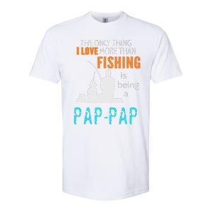 Cute More Than Love Fishing PapPap Special Grandpa Softstyle CVC T-Shirt