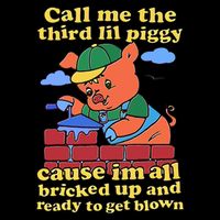 Call Me The Third Lil Piggy Full-Length Apron With Pockets