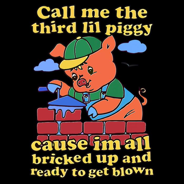 Call Me The Third Lil Piggy Full-Length Apron With Pockets
