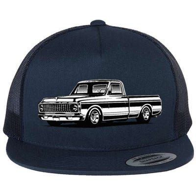 C10 Mini Truck Lowrider Slammed Flat Bill Trucker Hat