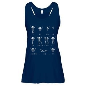 Cute Math Teacher Equation Skeleton Math Students Halloween Ladies Essential Flowy Tank