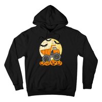 Construction Monster Truck Halloween Pumpkins Hoodie