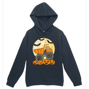 Construction Monster Truck Halloween Pumpkins Urban Pullover Hoodie