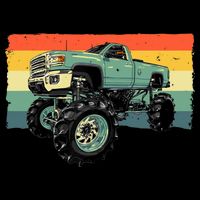 Cool Monster Truck Big Monster Trucks City Backpack