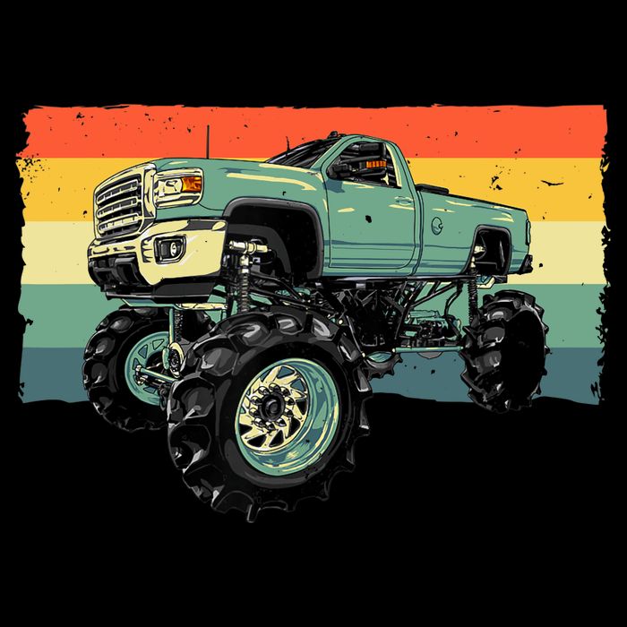 Cool Monster Truck Big Monster Trucks City Backpack