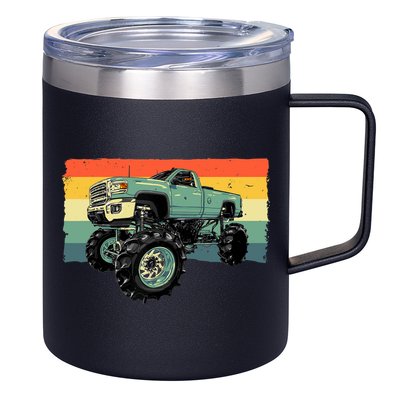 Cool Monster Truck Big Monster Trucks 12oz Stainless Steel Coffee Mug