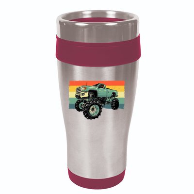 Cool Monster Truck Big Monster Trucks 16oz Travel Tumbler