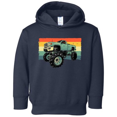 Cool Monster Truck Big Monster Trucks Toddler Hoodie