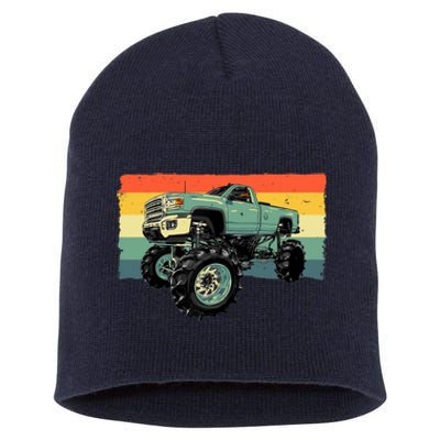 Cool Monster Truck Big Monster Trucks Short Acrylic Beanie