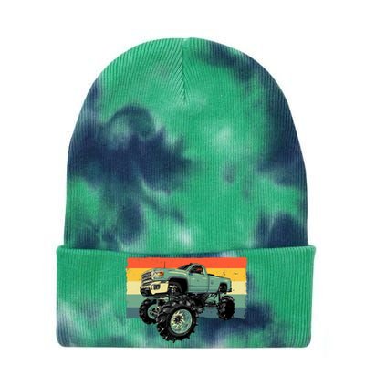 Cool Monster Truck Big Monster Trucks Tie Dye 12in Knit Beanie