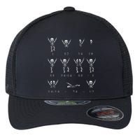 Cute Math Teacher Equation Skeleton Math Students Halloween Flexfit Unipanel Trucker Cap