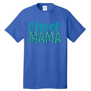 Cheer Mama Teal Leopard Print Great Gift Tall T-Shirt