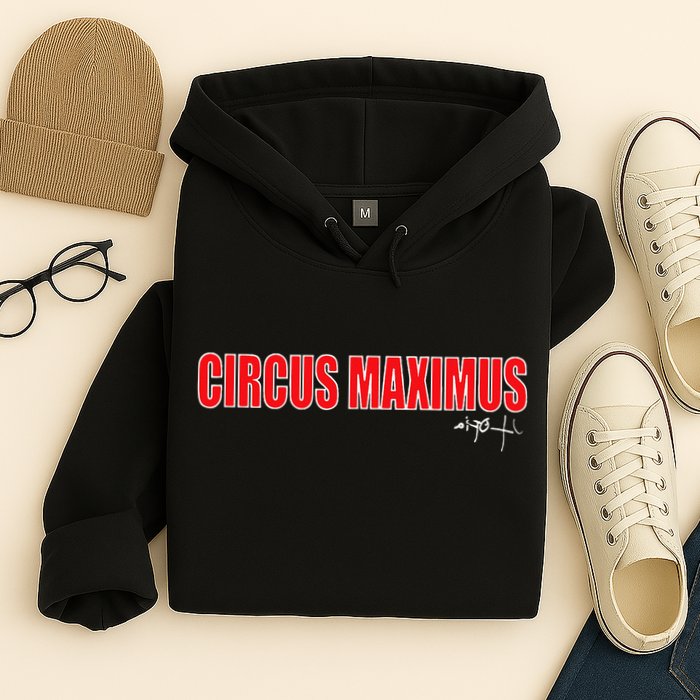 Circus Maximus Typeset Design Hoodie