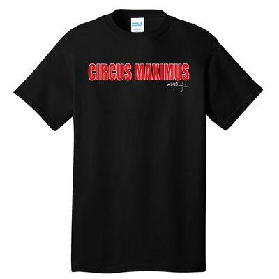 Circus Maximus Typeset Design Tall T-Shirt