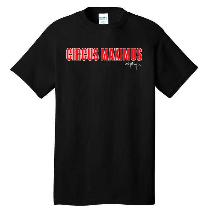 Circus Maximus Typeset Design Tall T-Shirt