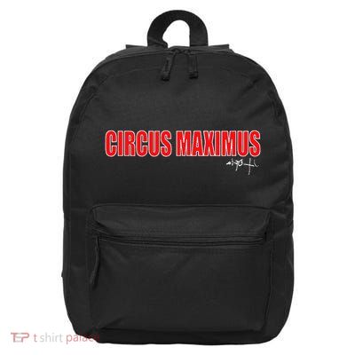 Circus Maximus Typeset Design 16 in Basic Backpack