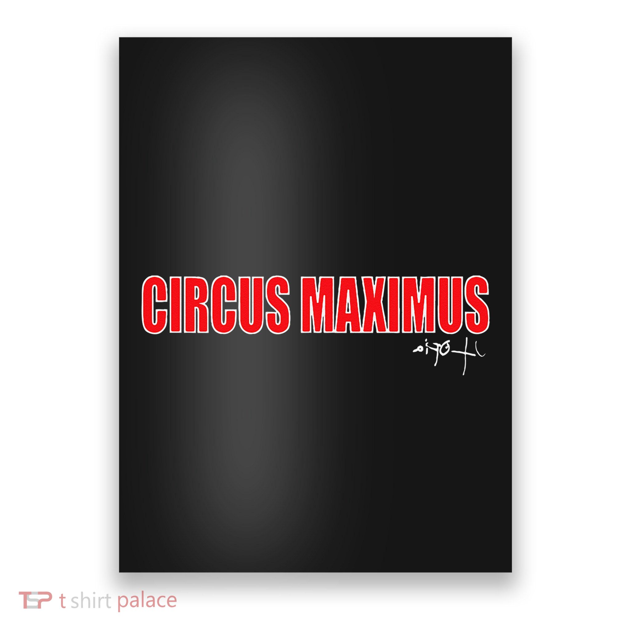 Circus Maximus Typeset Design Poster
