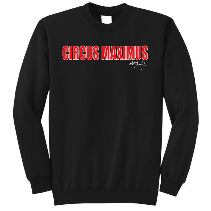 Circus Maximus Typeset Design Tall Sweatshirt