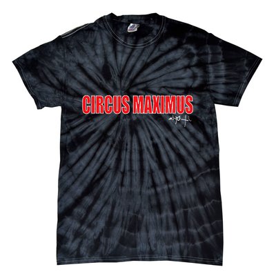 Circus Maximus Typeset Design Tie-Dye T-Shirt