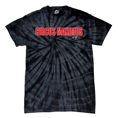 Circus Maximus Typeset Design Tie-Dye T-Shirt