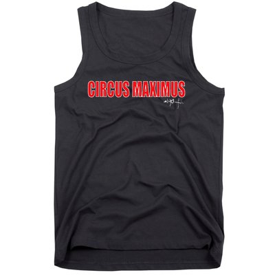 Circus Maximus Typeset Design Tank Top