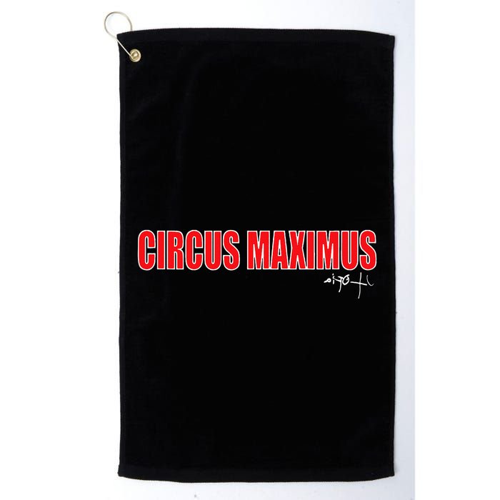 Circus Maximus Typeset Design Golf Towel