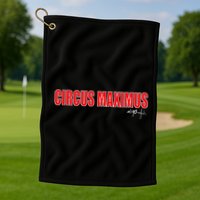 Circus Maximus Typeset Design Golf Towel