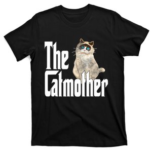 Cat Mom The Catmother Crazy Cat Mother Kitty Mommy T-Shirt